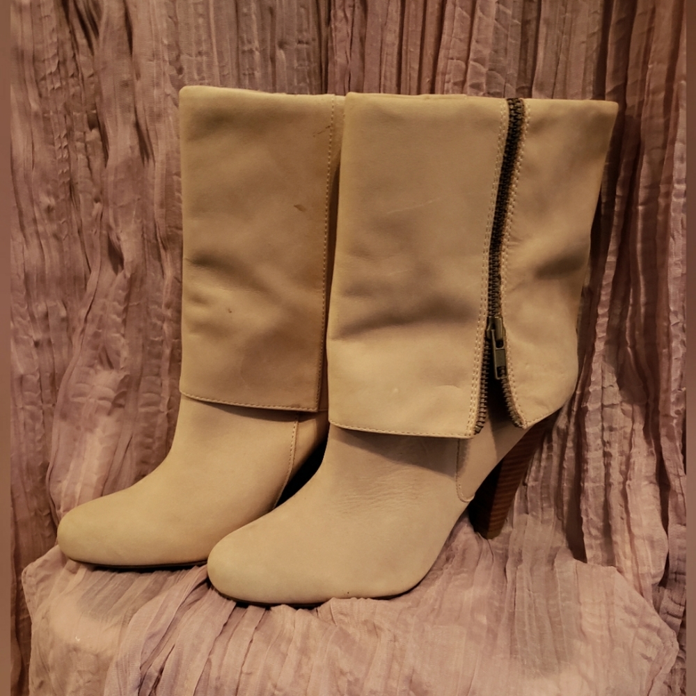 Gap leather boots.  Sueded leather.